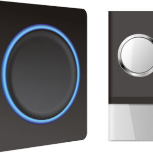 Solight bezdrôtový zvonček, do zásuvky, 120m, čierny