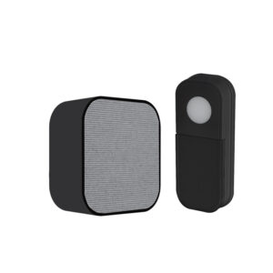 Solight bezdrôtový zvonček, batériový, 180m, černý, learning code