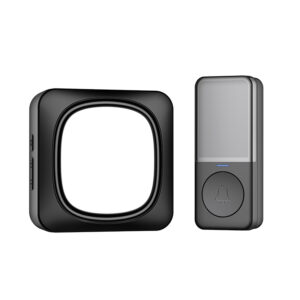 Solight bezdrôtový zvonček a nočné svetielko, do zásuvky, 150m, čierny, learning code