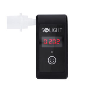 Solight alkohol tester mini, Fuel Cell, 0,0 - 5,0‰ BAC,citlivosť 0,08‰