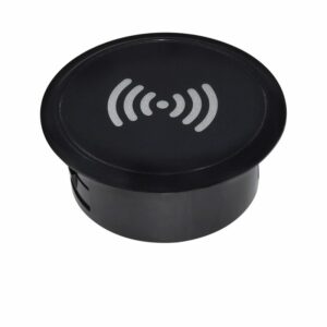 Solight bezdrôtová 15W vstavaná nabíjačka, čierna